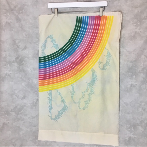 rainbow pillow case